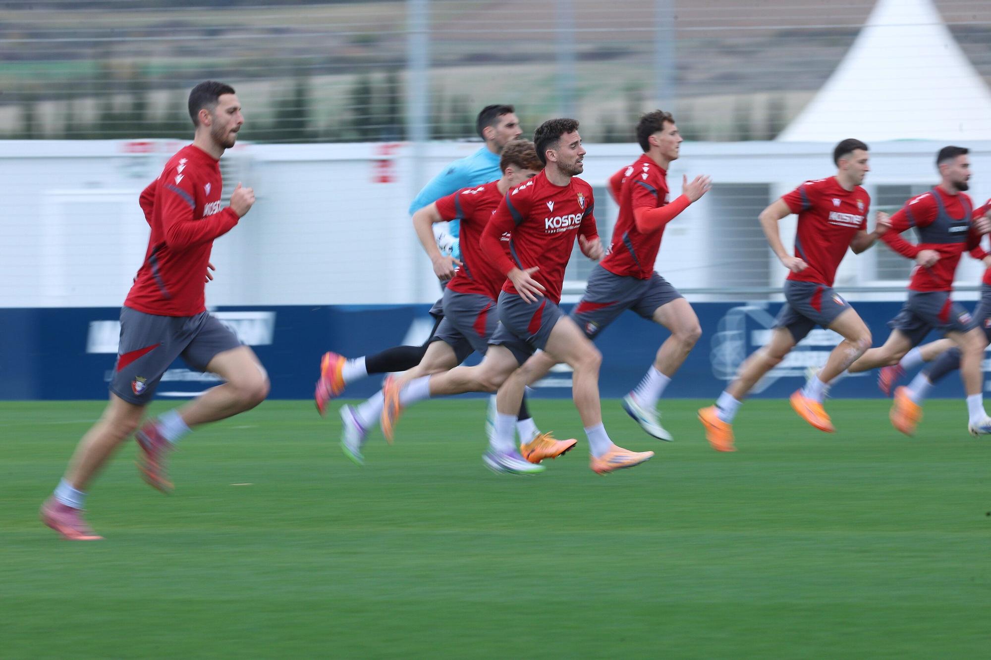 Fotos del entrenamiento de Osasuna de este 13 de noviembre