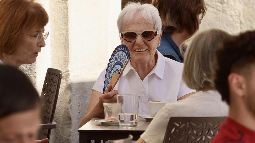 En imágenes: Vitoria se derrite de calor