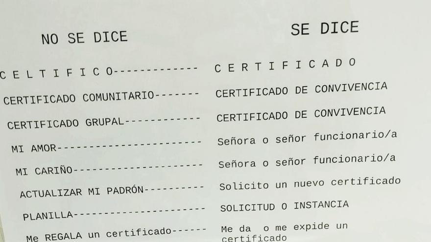 Polémica por el cartel del Ayuntamiento de Ourense: las "traducciones" que han indignado a las redes