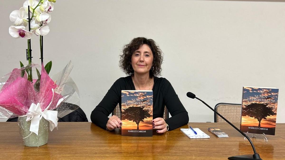 Mariluz Cabezas, en la presentación de su nueva novela &#039;Nunca fuimos ellos&#039;, en Beasain