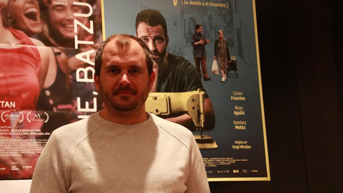 Sergi Miralles, realizador y guionista de 'La abuela y el forastero'. Sergi Miralles, realizador y guionista de 'La abuela y el forastero'.