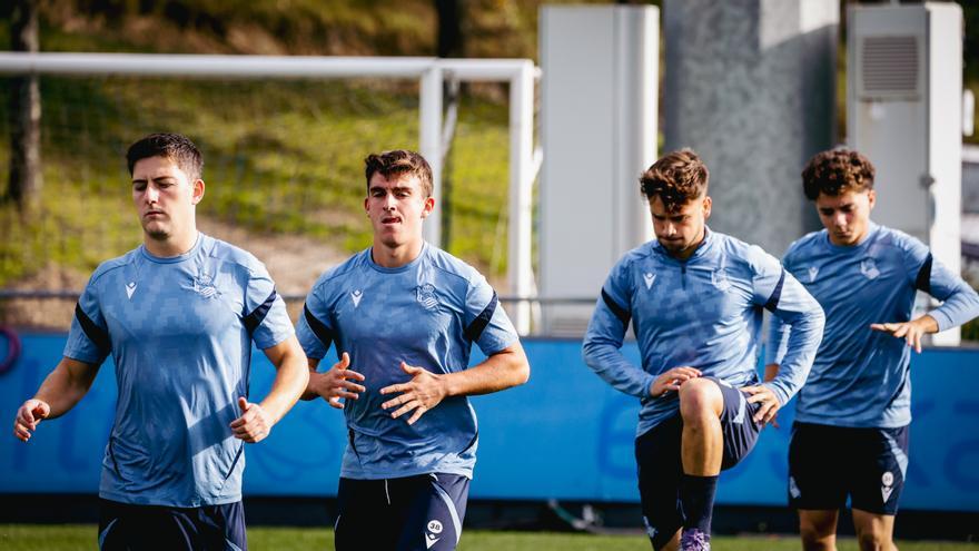 Los lesionados de la Real Sociedad siguen sin aparecer en Zubieta