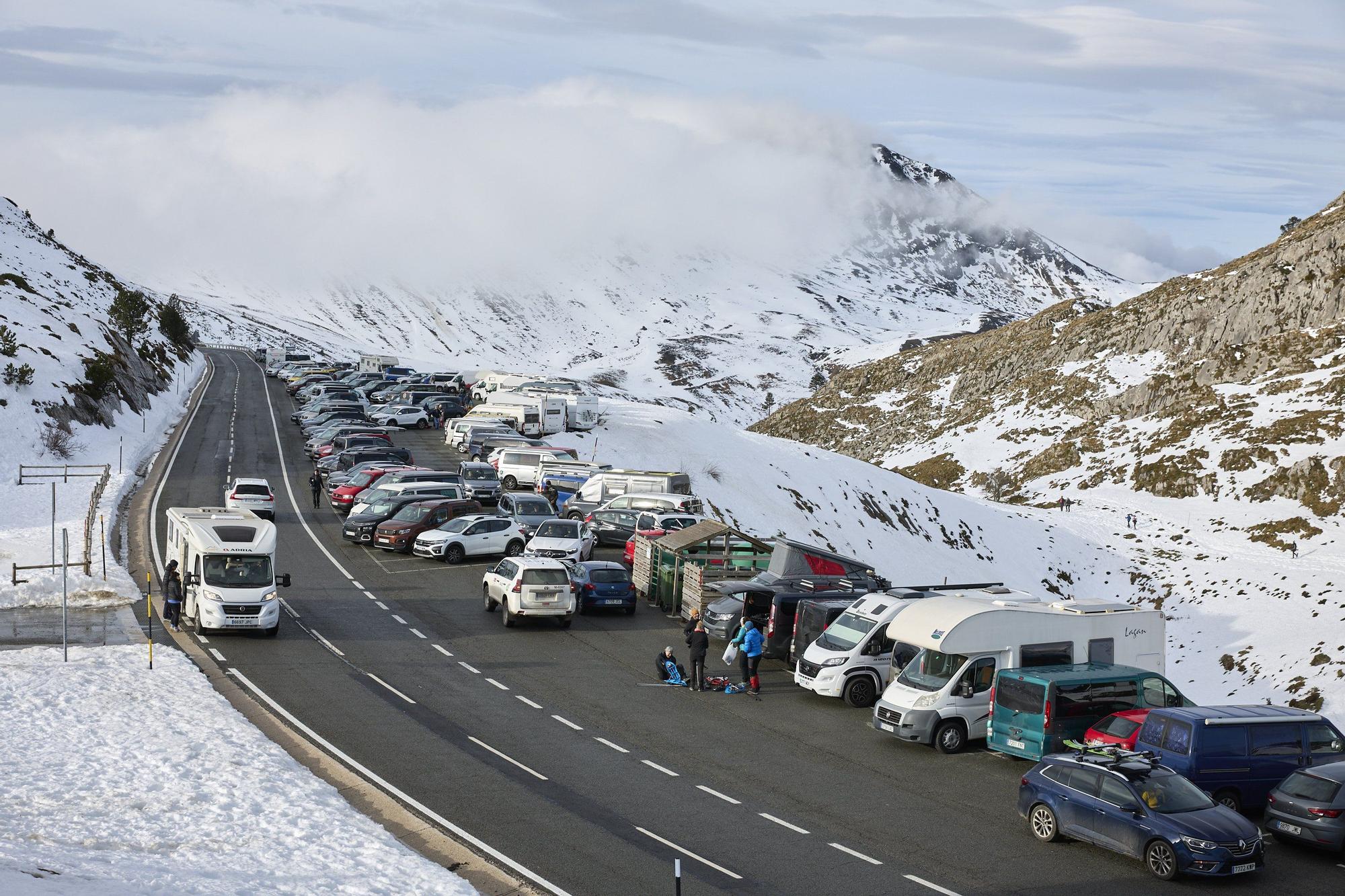 Día de nieve en Belagua
