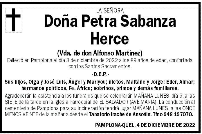 Petra Sabanza Herce