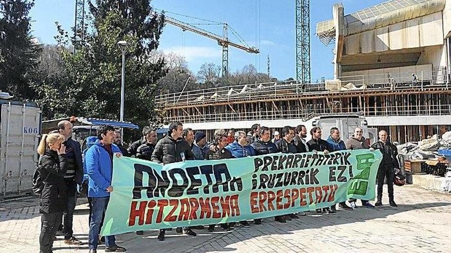 ELA aprueba convocar huelga en la Construcción si no hay acuerdo en mayo