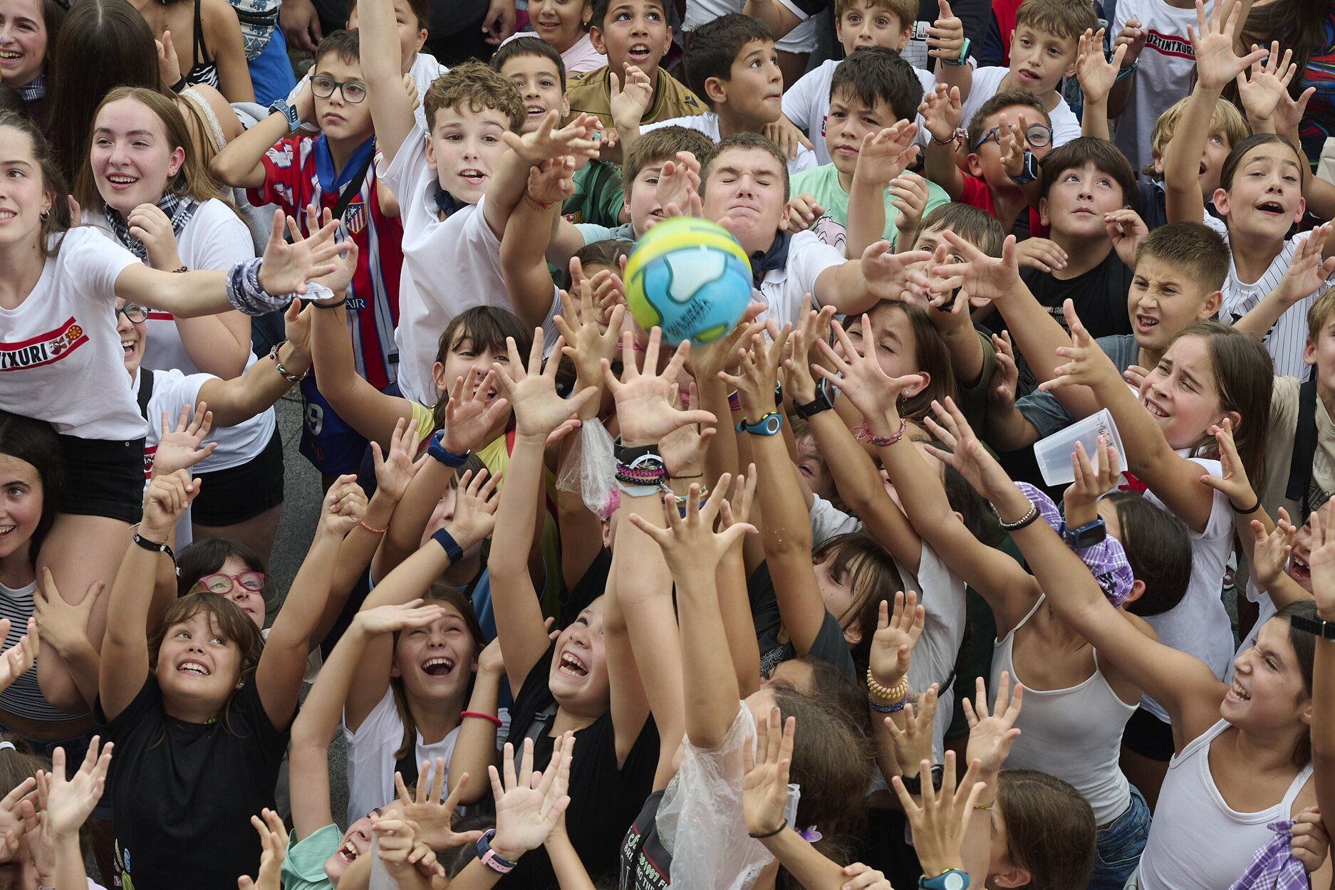 Fotos del chupinazo de Buztintxuri