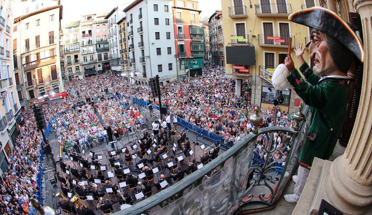 Concierto presanferminero de la Banda la Pamplonesa