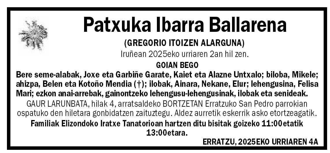 Patxuka Ibarra Ballarena