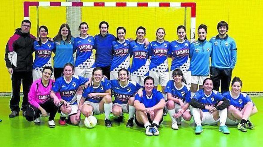Equipo femenino de fútbol sala de Ablitas.