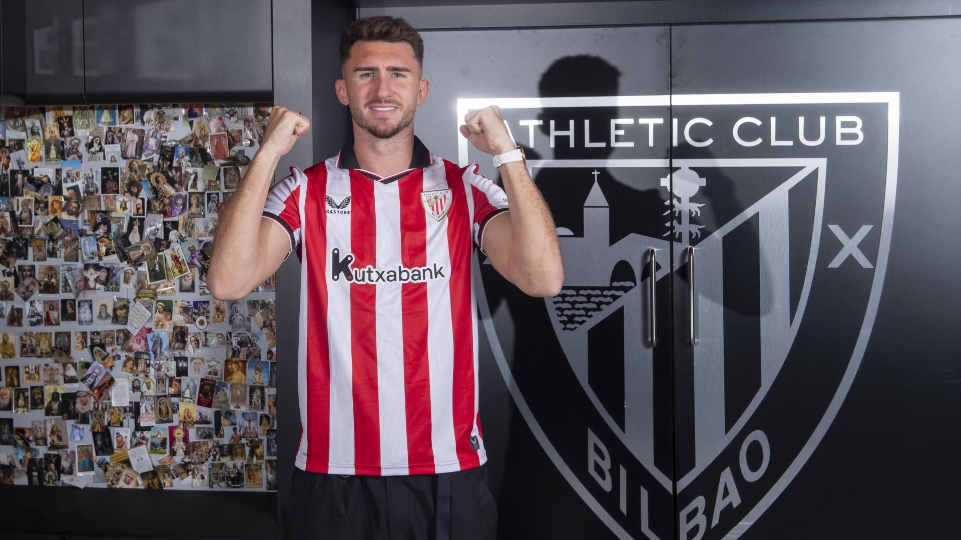 En imágenes: así luce de nuevo Laporte la camiseta del Athletic