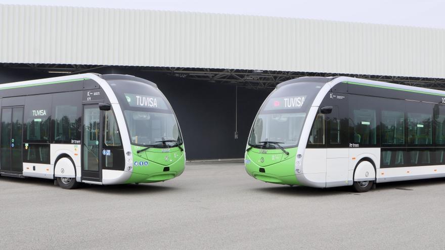 Dos nuevos autobuses eléctricos para Vitoria
