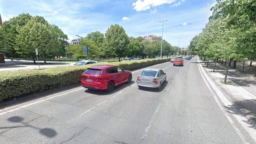 Un accidente en la Avenida de Navarra de Pamplona provoca desvíos de tráfico