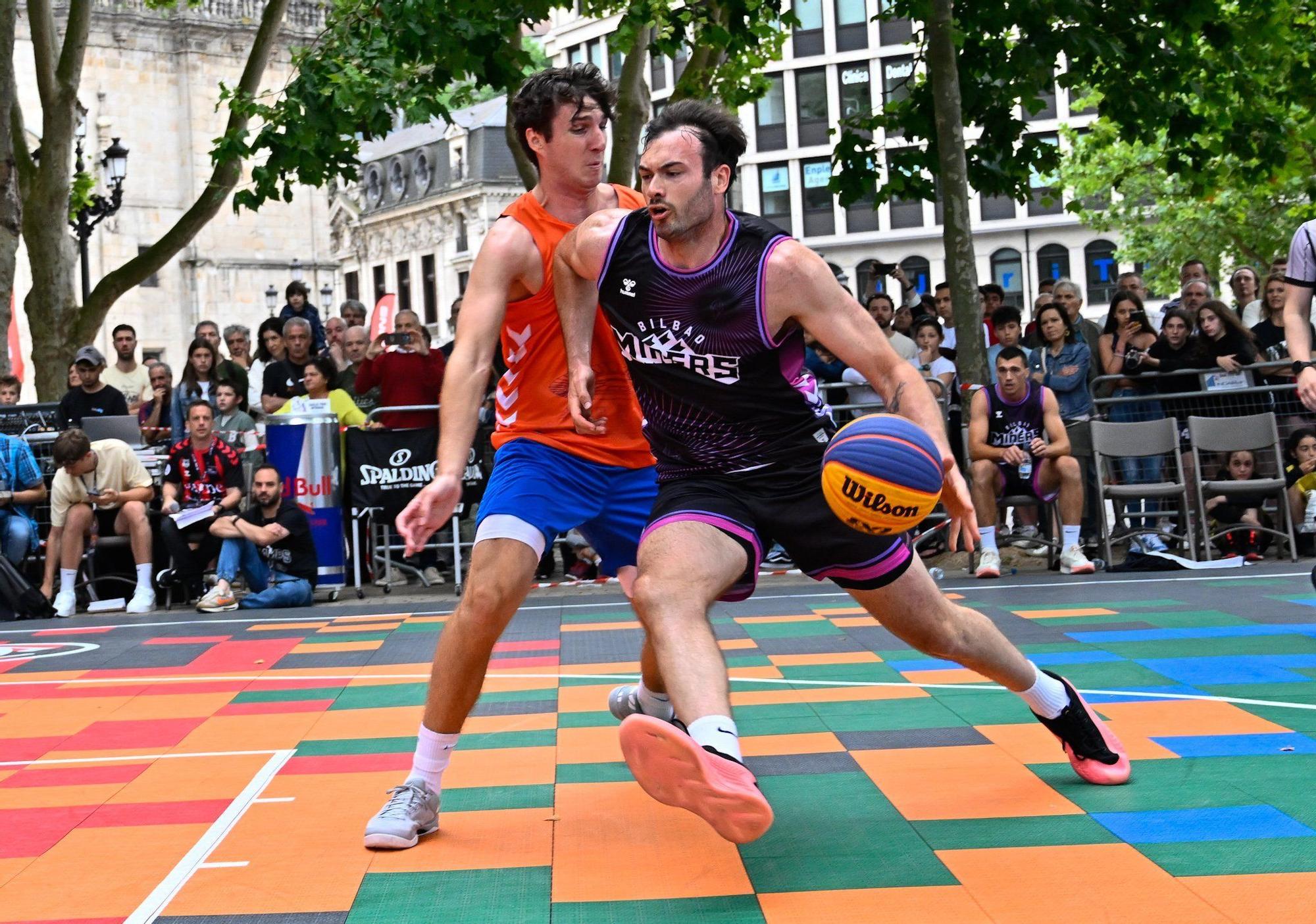 En imágenes: Bilbao se sube al carro del baloncesto 3x3