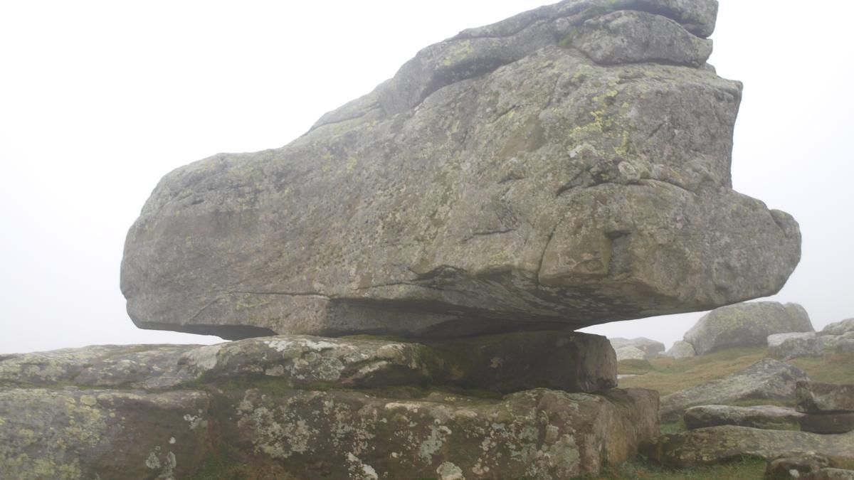 Vista de la Arri-Kilinka enbtre la niebla