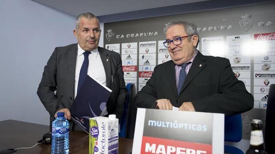 Fran Canal, director general, y Luis Sabalza, presidente.