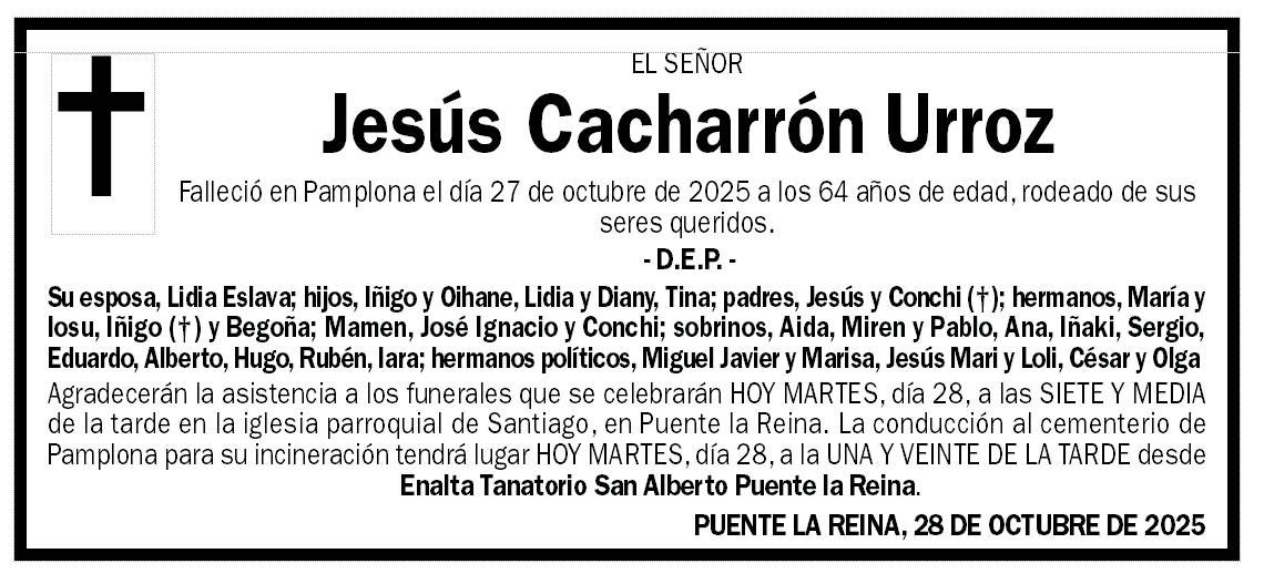 Jesús Cacharrón Urroz