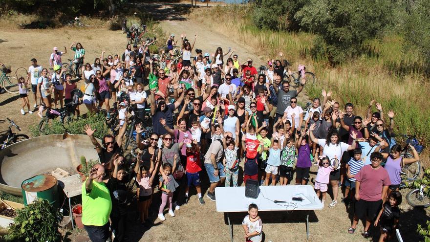 Marcha ciclista en familia a la Estanca de Corella