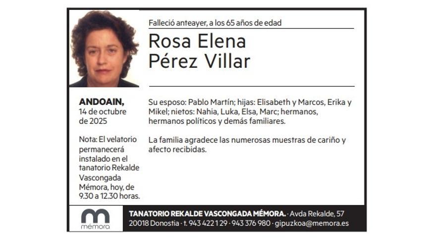 Rosa Elena Pérez Villar