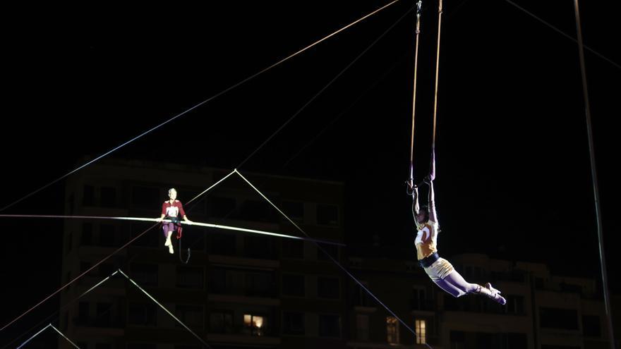 &#039;Volatineros&#039; ikuskizunak eszenatoki artistiko bihurtu zuen Itsasadarra
