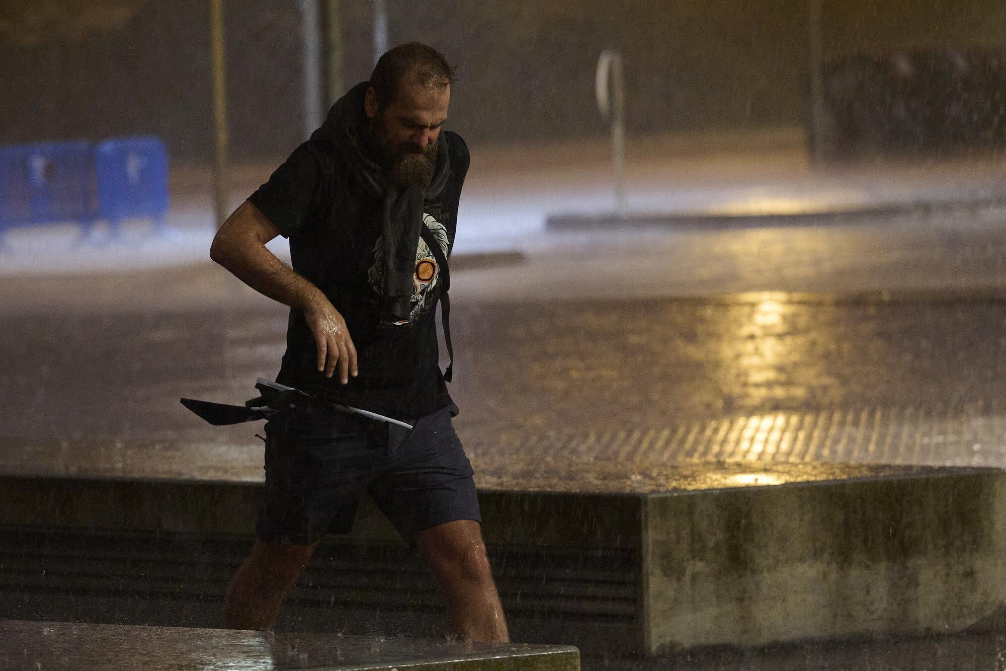 Tormenta en Pamplona y la Comarca
