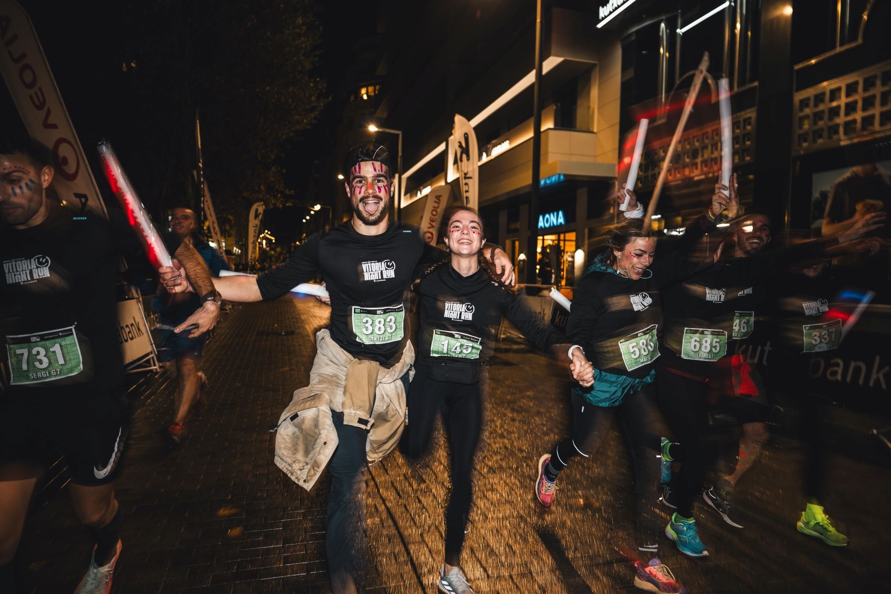 Las mejores imáganes de la Giroa Veolia Vitoria Night Run