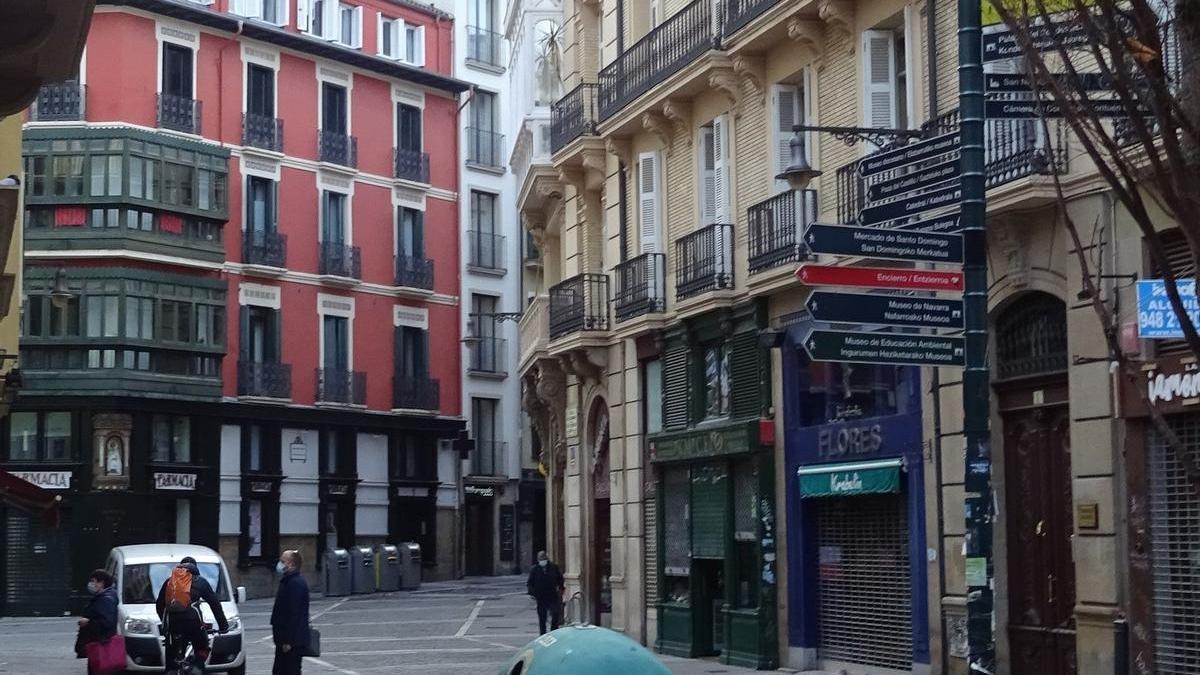 Vista de la calle San Saturnino.