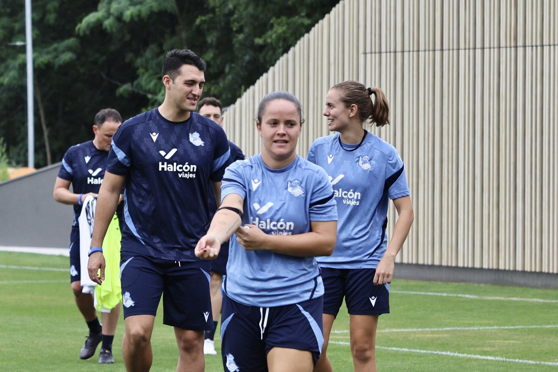Primer entrenamiento de la Real femenino