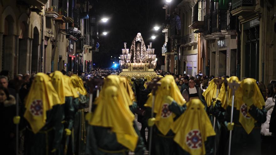 Emocionante traslado de La Dolorosa
