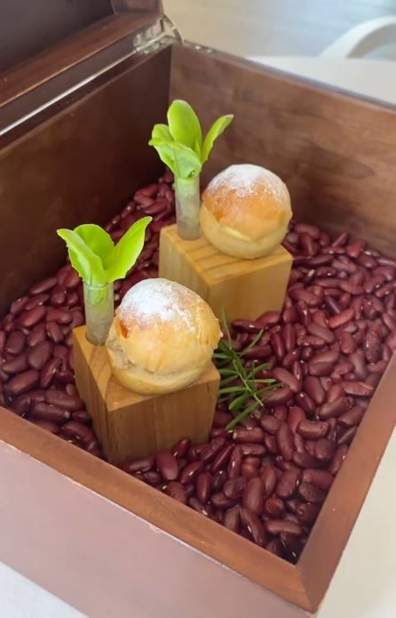 Detalle de un trampantojo.