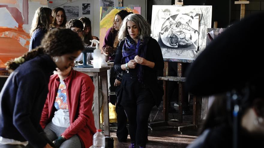 Lara Izagirre convierte la Facultad de Bellas Artes de UPV/EHU en el "hábitat" de su nueva 'Yerma'
