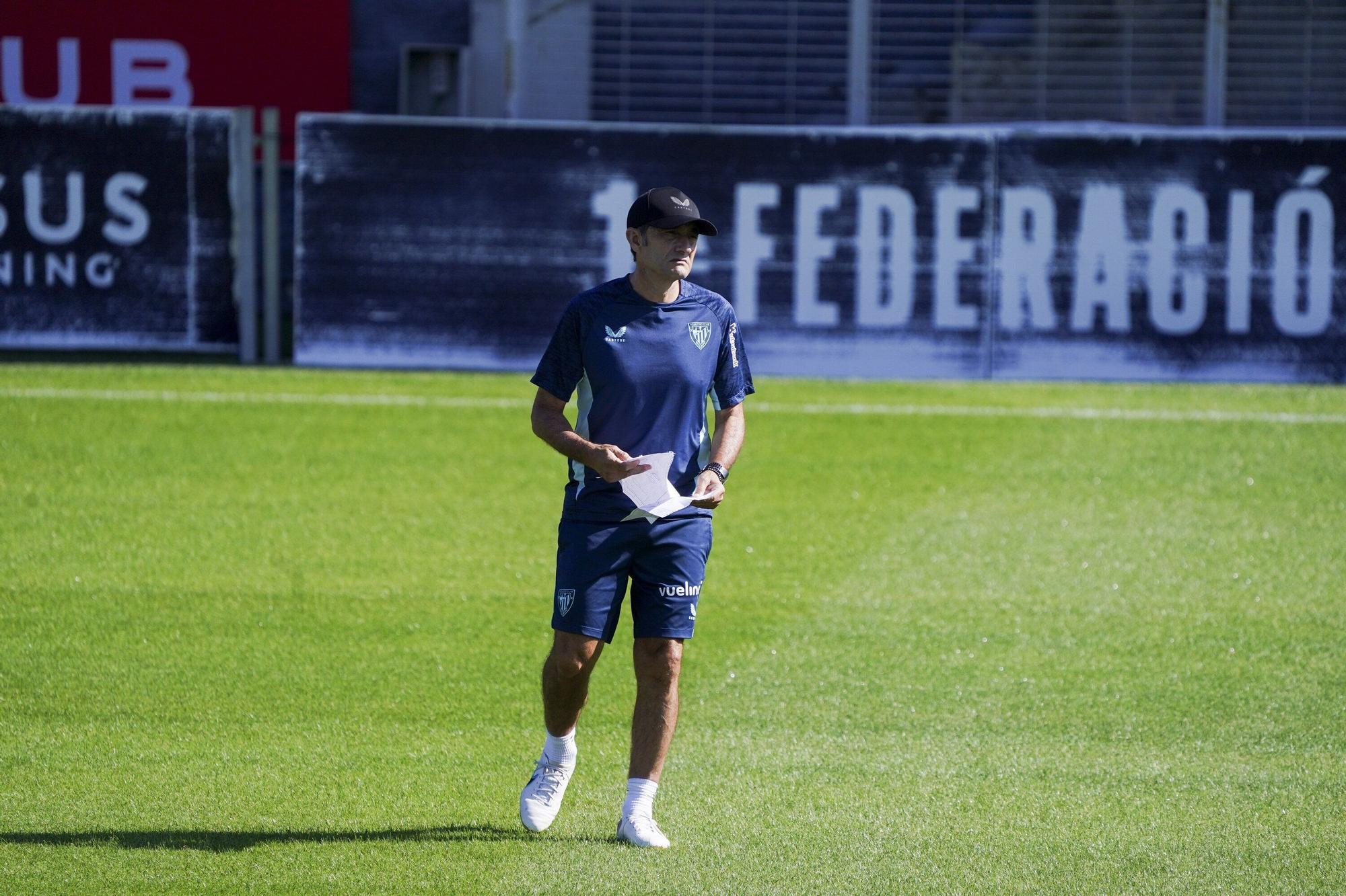 En imágenes: entrenamiento del Athletic en Lezama este sábado
