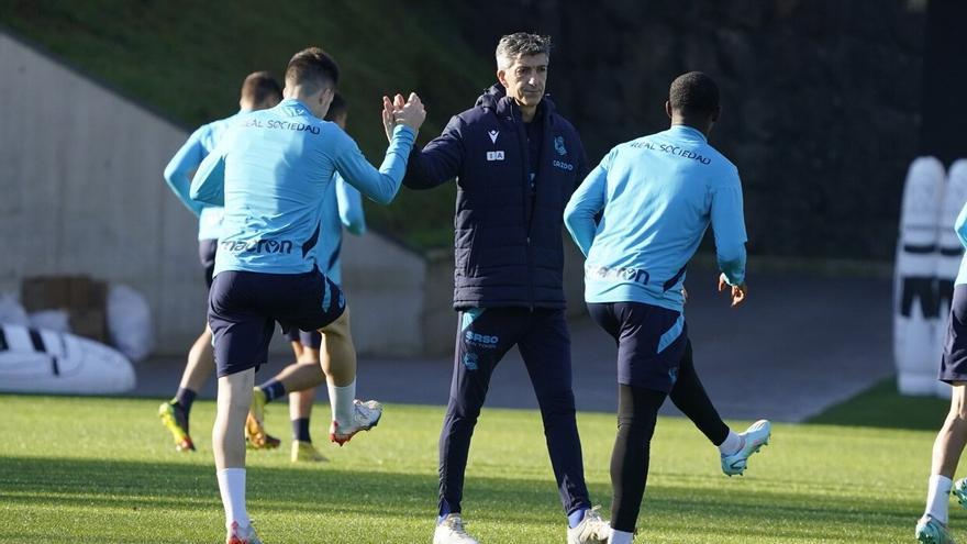 Real Sociedad | Imanol: &quot;Barrenetxea tiene un potencial enorme y Silva está de selección”
