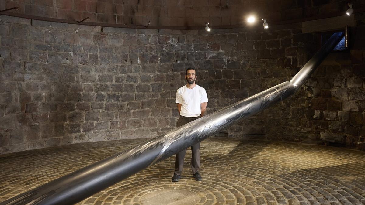 Una instalación escultórica de David Mutiloa para el Horno de la Ciudadela.