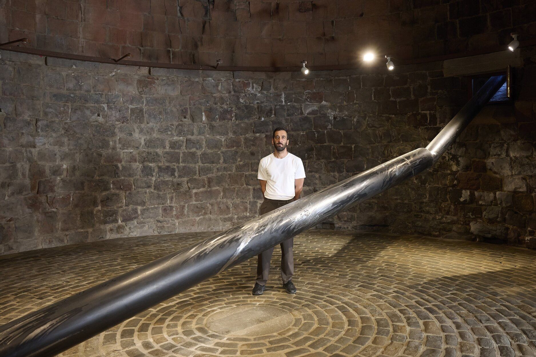Una instalación escultórica de David Mutiloa para el Horno de la Ciudadela