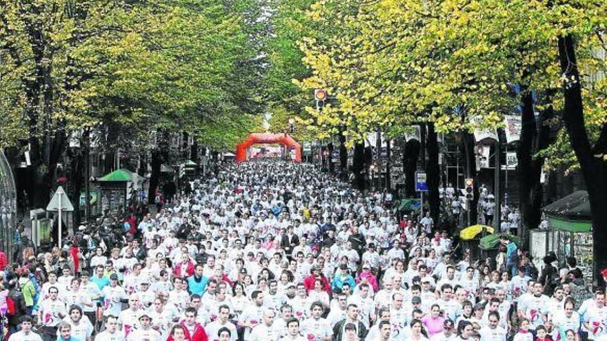Más de 8.000 corredores animarán las calles de Bilbao a los largo de los diez kilómetros de la Herri Krosa