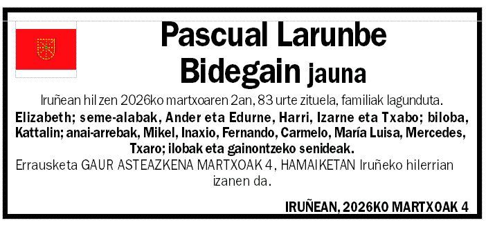 Pascual Larunbe Bidegain