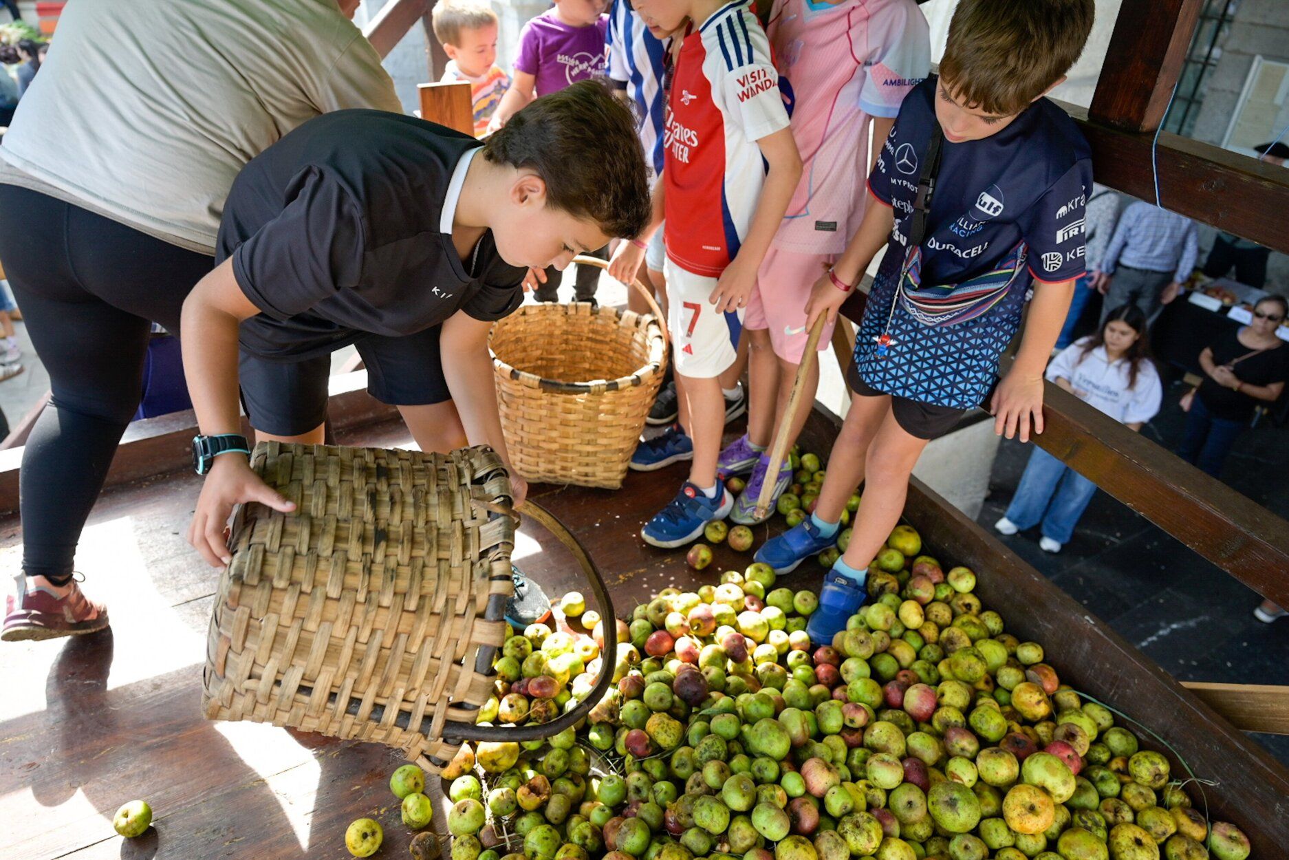 Feria de la cosecha de la manzana en Astigarraga.