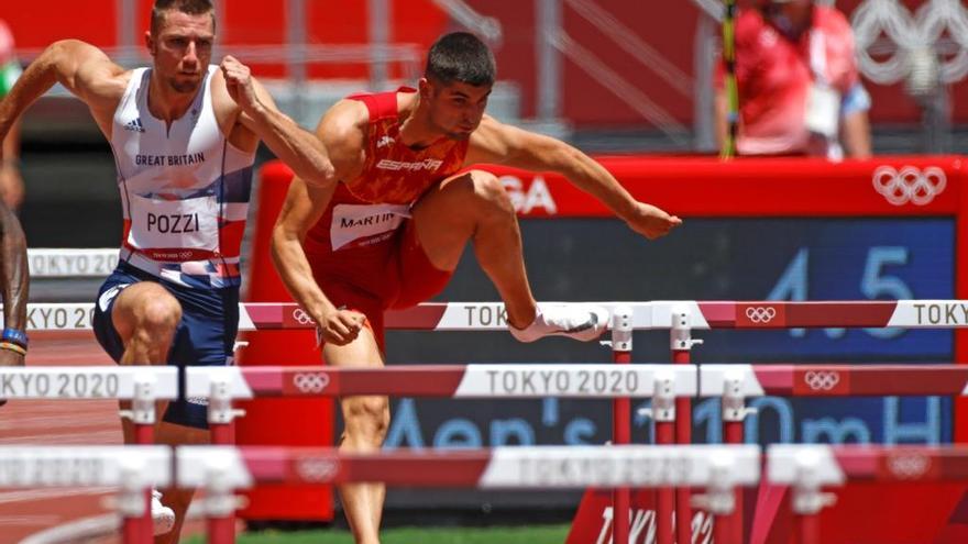 Asier Martínez, por la calle 2 del Estadio Olímpico de Tokio, realizó la mejor carrera de su vida para acabar sexto.