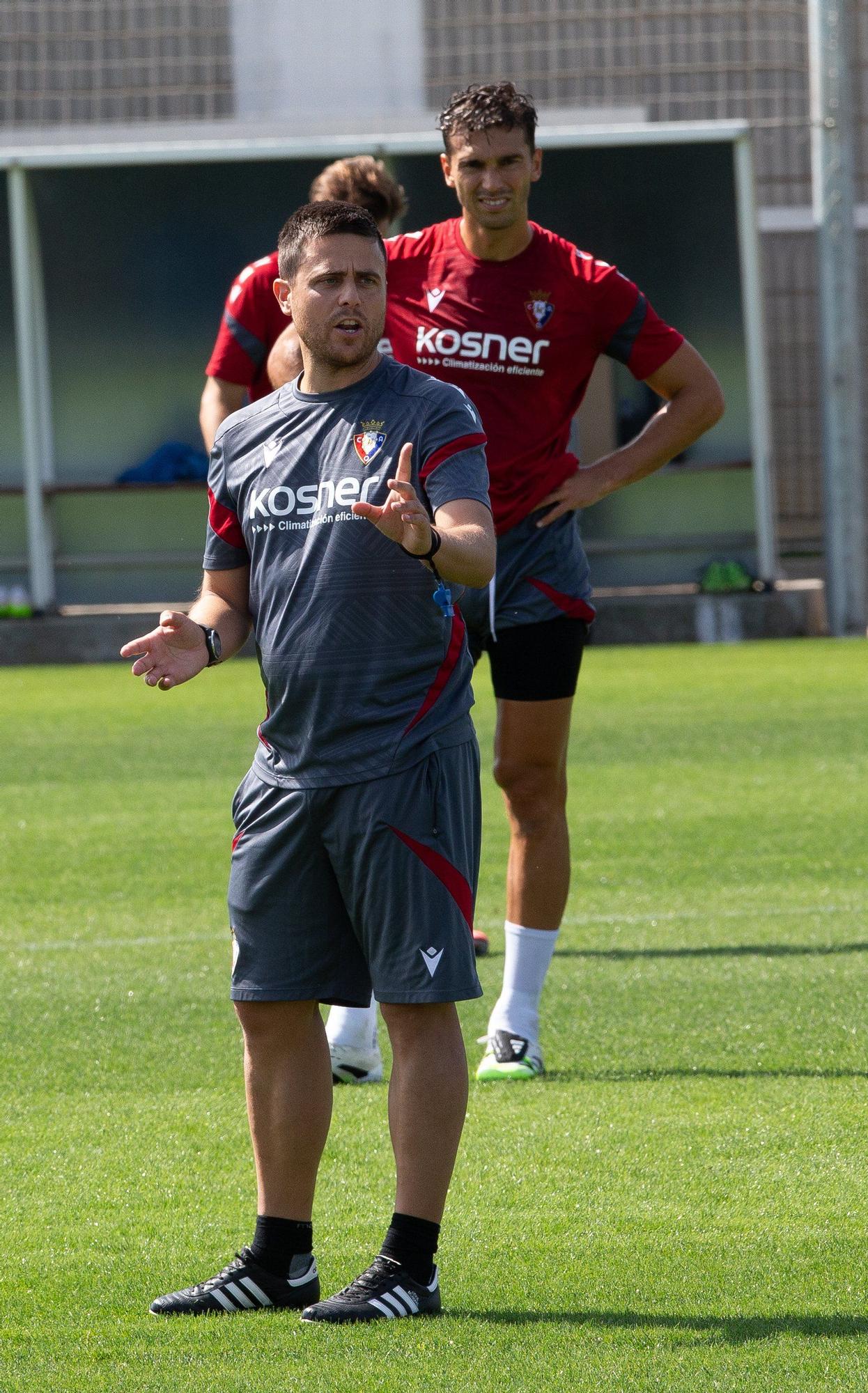 Fotos del entrenamiento de Osasuna en Tajonar del lunes 4 de agosto