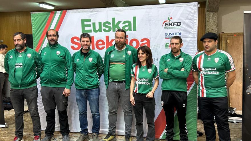 Euskal Herria presenta el equipo con el que debutará en el Mundial de Esquila