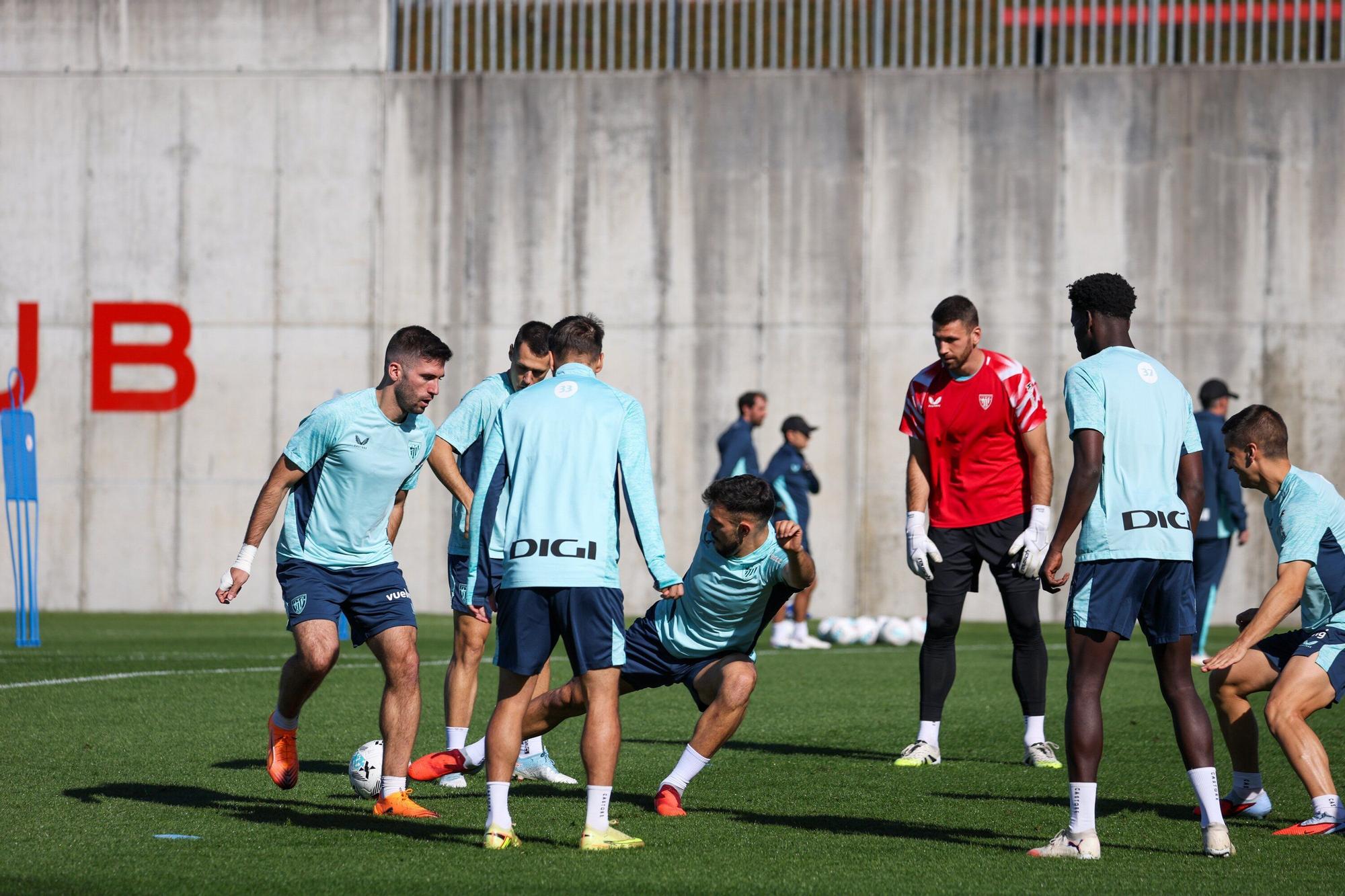 Entrenamiento del Athletic en Lezama
