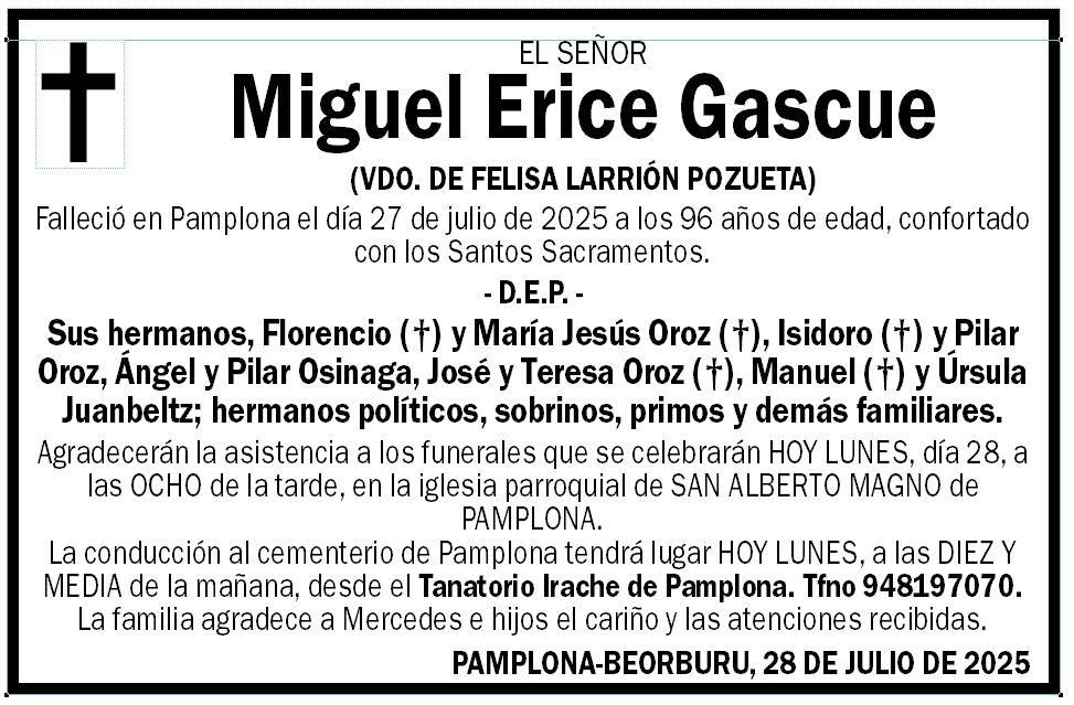 Miguel Erice Gascue