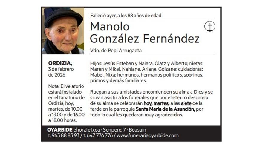 Manolo González Fernández