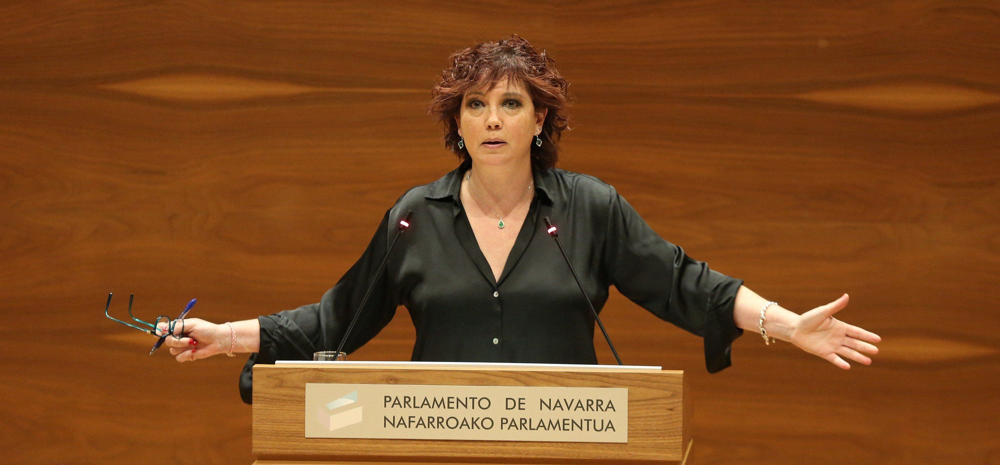 Fotos del pleno del Parlamento de Navarra del jueves 2 de octubre