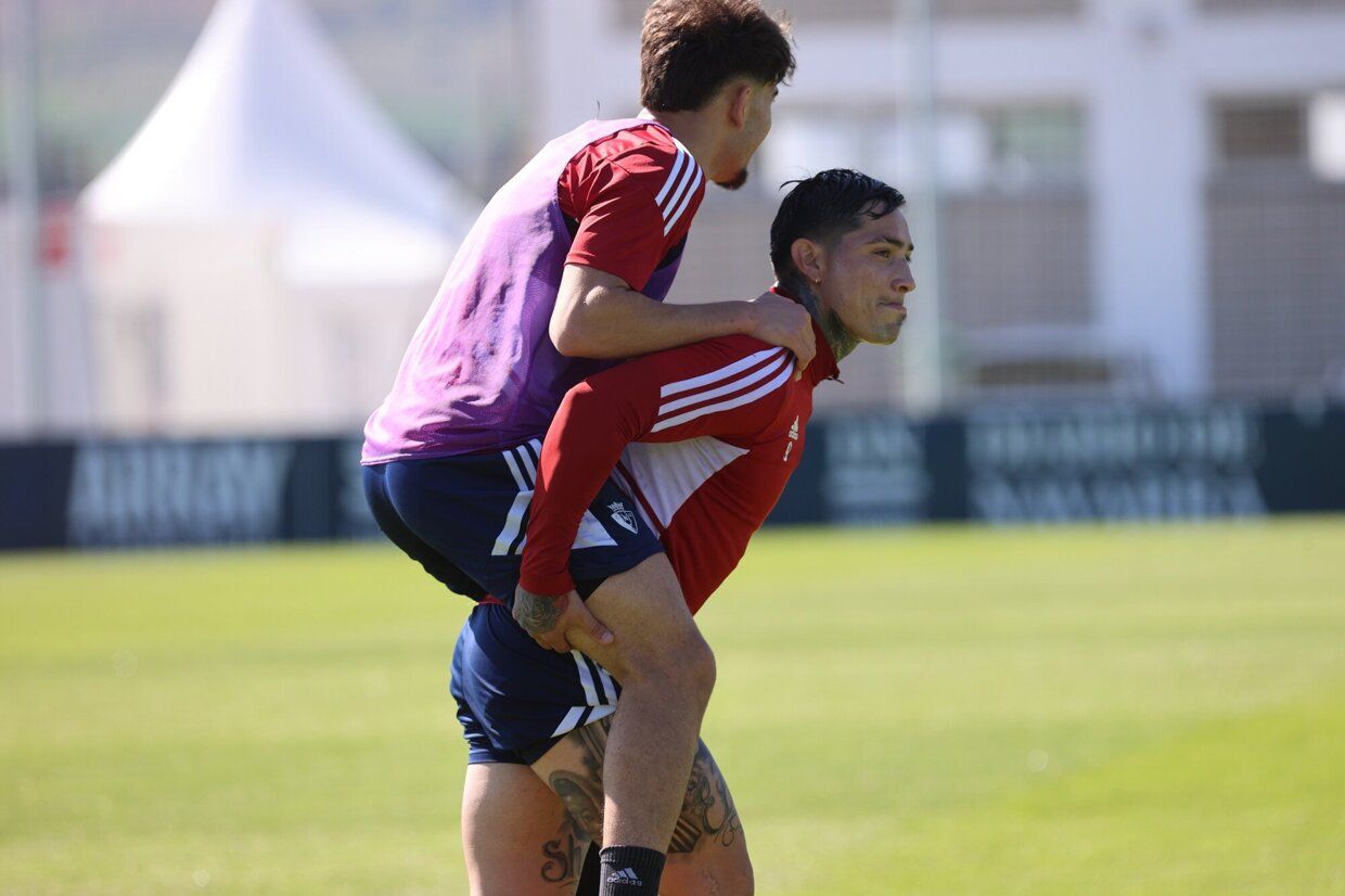 Entrenamiento de Osasuna del 18 de abril