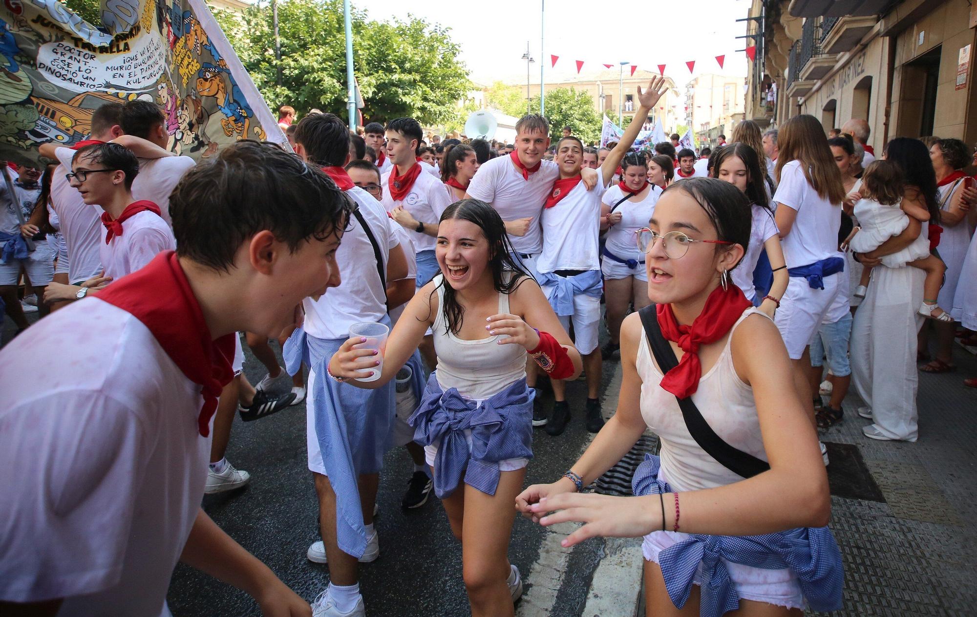 Fotos del chupinazo de Tafalla