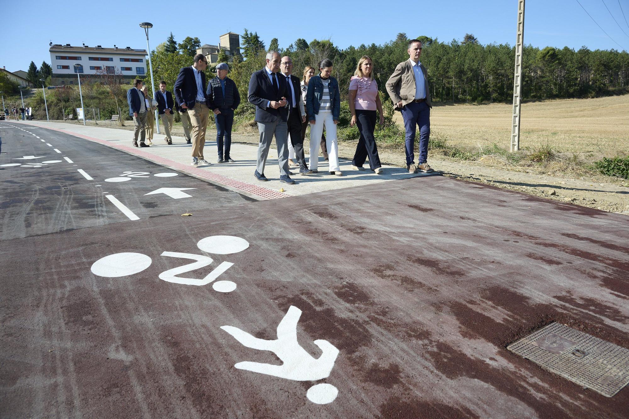 Fotos de la visita al carril bici entre Pamplona y Cizur Menor por el Camino de Santiago