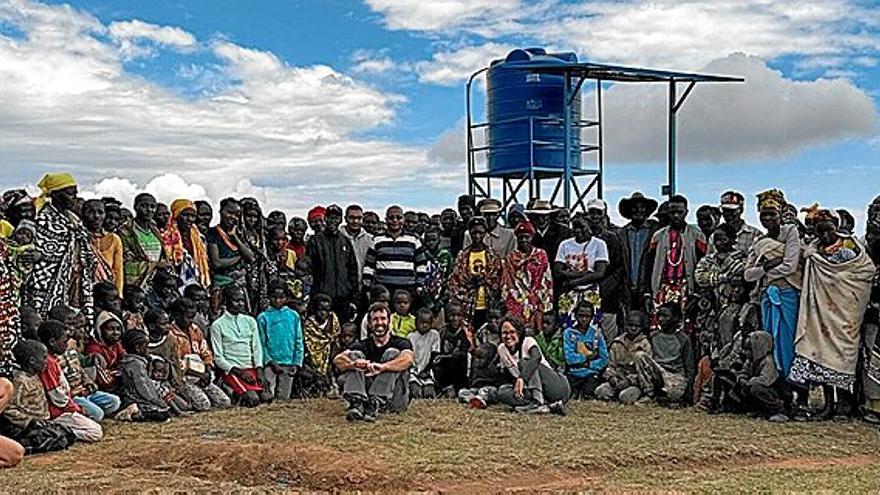 Niños y niñas del alto de Bimbi.