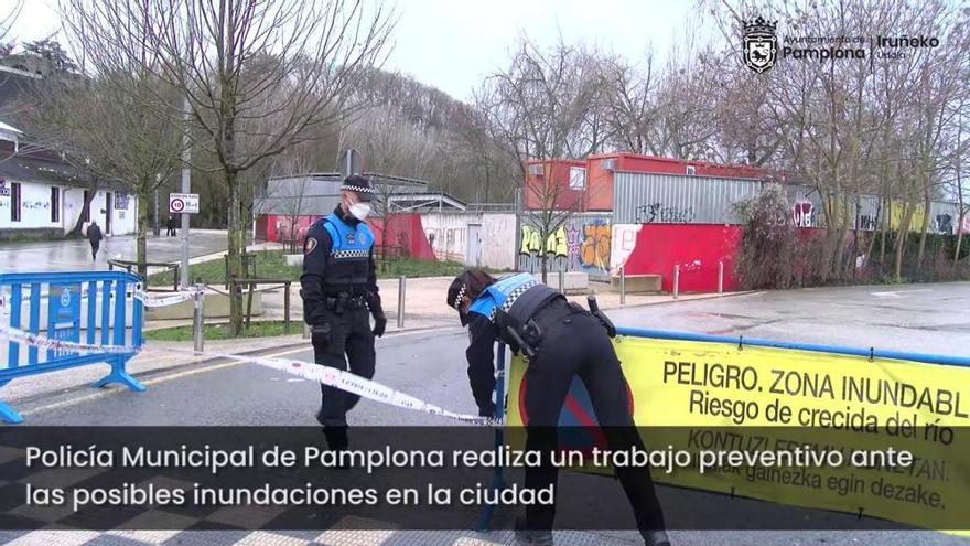 El martes se reanuda la zona azul en Rochapea Sur tras la crecida del Arga