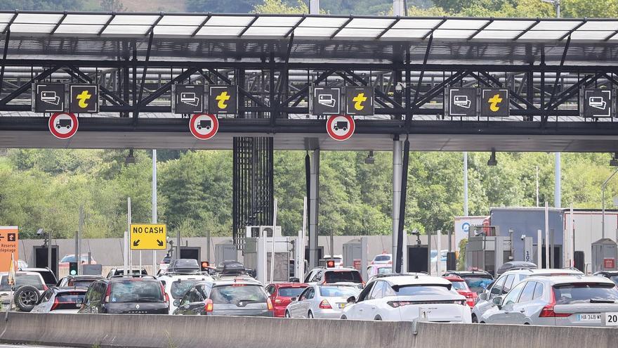 El peaje de Biriatou cerrará en la noche del martes por obras en la A-63